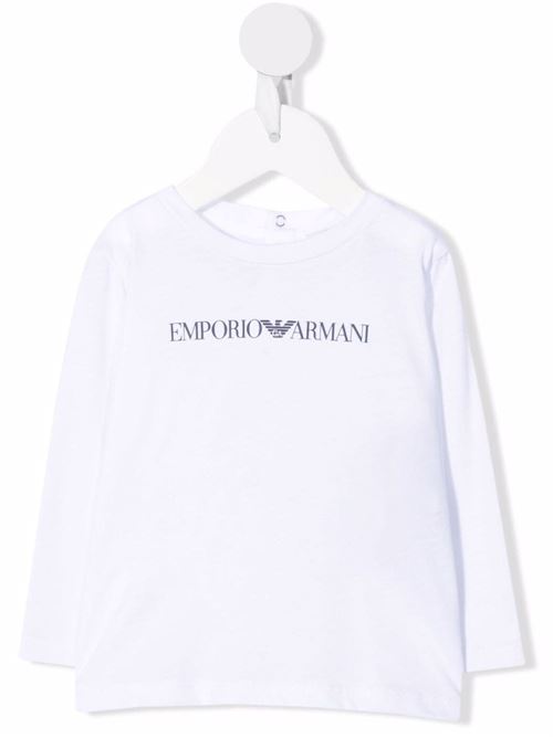 T-shirt neonato bianca EMPORIO ARMANI KIDS | 8NHTN61JPZZ0146